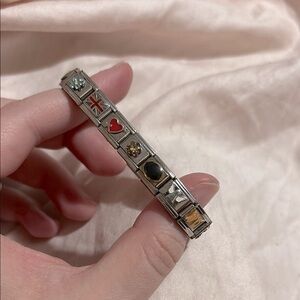 Y2K Italian Charm Bracelet